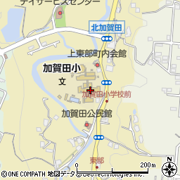 河内長野市立加賀田小学校周辺の地図
