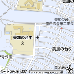 大阪府河内長野市美加の台6丁目1-7周辺の地図