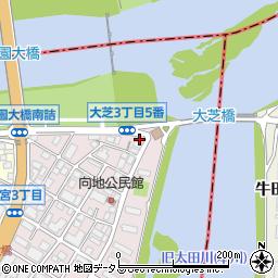 内外地図株式会社　広島営業所周辺の地図