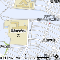 大阪府河内長野市美加の台6丁目1周辺の地図