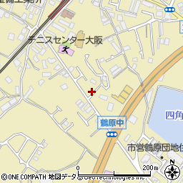 大阪府泉佐野市鶴原1682周辺の地図