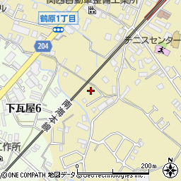 大阪府泉佐野市鶴原2801-1周辺の地図