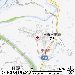 大阪府河内長野市日野443周辺の地図