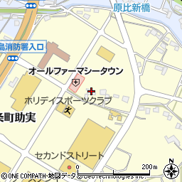 広島県東広島市西条町助実1186周辺の地図