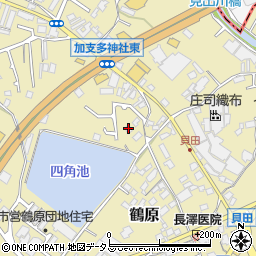 大阪府泉佐野市鶴原1870周辺の地図