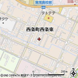 広島県東広島市西条町西条東1009周辺の地図