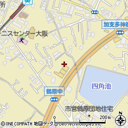 大阪府泉佐野市鶴原1744周辺の地図