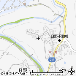 大阪府河内長野市日野458周辺の地図