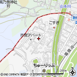 広島県広島市西区新庄町周辺の地図