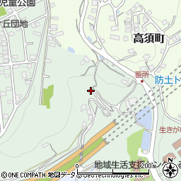広島県尾道市久保町1200周辺の地図