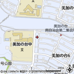 大阪府河内長野市美加の台6丁目1-3周辺の地図