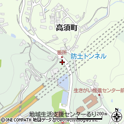 広島県尾道市久保町1698周辺の地図