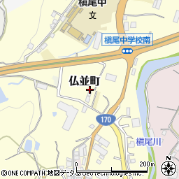 大阪府和泉市仏並町270周辺の地図