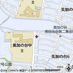 大阪府河内長野市美加の台6丁目1-2周辺の地図