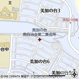 美加の台南自治会第二集会所周辺の地図