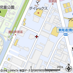 広島県尾道市東尾道周辺の地図