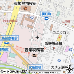 広島県東広島市西条昭和町15周辺の地図