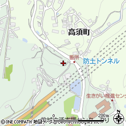 広島県尾道市久保町1193周辺の地図