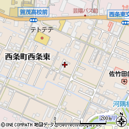広島県東広島市西条町西条東1022周辺の地図