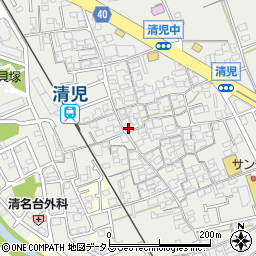 大阪府貝塚市清児1028周辺の地図