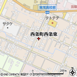 広島県東広島市西条町西条東1012周辺の地図
