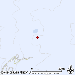 宇根山溜池周辺の地図