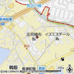 大阪府泉佐野市鶴原1310周辺の地図