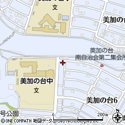 大阪府河内長野市美加の台6丁目1-1周辺の地図