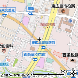 広島信用金庫西条支店周辺の地図