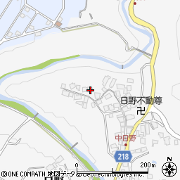 大阪府河内長野市日野446周辺の地図