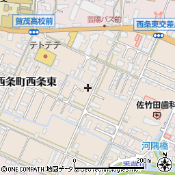 広島県東広島市西条町西条東1023周辺の地図
