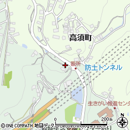 広島県尾道市久保町乙周辺の地図
