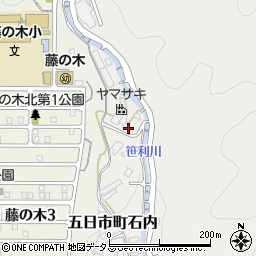 広島県広島市佐伯区五日市町大字石内1810-5周辺の地図