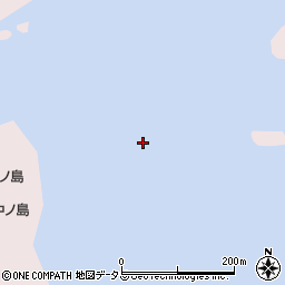 網島周辺の地図