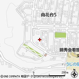 大阪府河内長野市南花台5丁目19周辺の地図