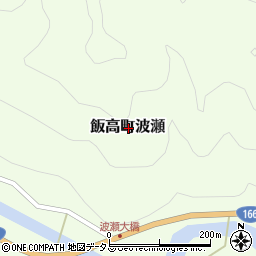 三重県松阪市飯高町波瀬周辺の地図