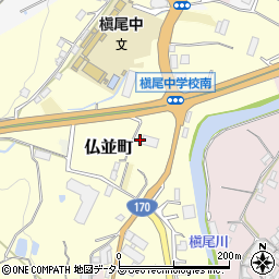 大阪府和泉市仏並町250周辺の地図