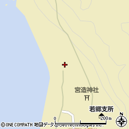 東京都新島村若郷下山周辺の地図