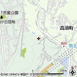 広島県尾道市久保町1190周辺の地図
