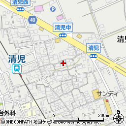 珀琳寺周辺の地図