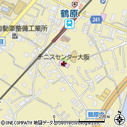 テニスセンター大阪泉佐野校周辺の地図