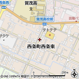 広島県東広島市西条町西条東1013周辺の地図