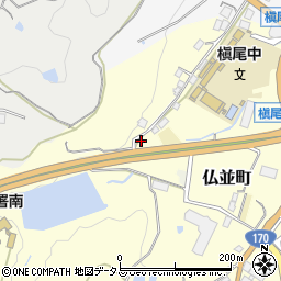 大阪府和泉市仏並町1697周辺の地図