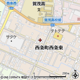 広島県東広島市西条町西条東836周辺の地図