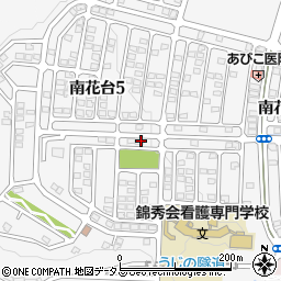 大阪府河内長野市南花台5丁目21-3周辺の地図