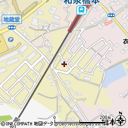 大阪府貝塚市地藏堂341-34周辺の地図