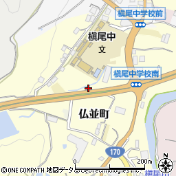 大阪府和泉市仏並町254周辺の地図