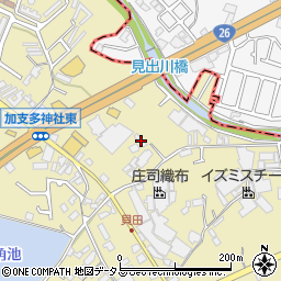 大阪府泉佐野市鶴原1903周辺の地図