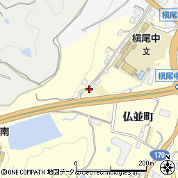 大阪府和泉市仏並町363周辺の地図