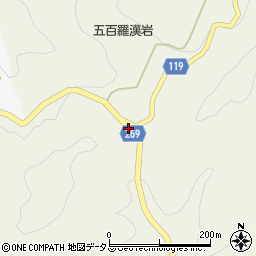 壺阪峠周辺の地図